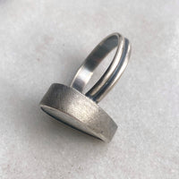 Gilalite in Quartz Ring, Size 8.5